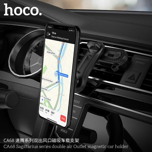 CA68 Sagittarius Series Double Air Outlet Magnetic Car Holder CA68 Sagittarius Series Double Air Outlet Magnetic Car Holder